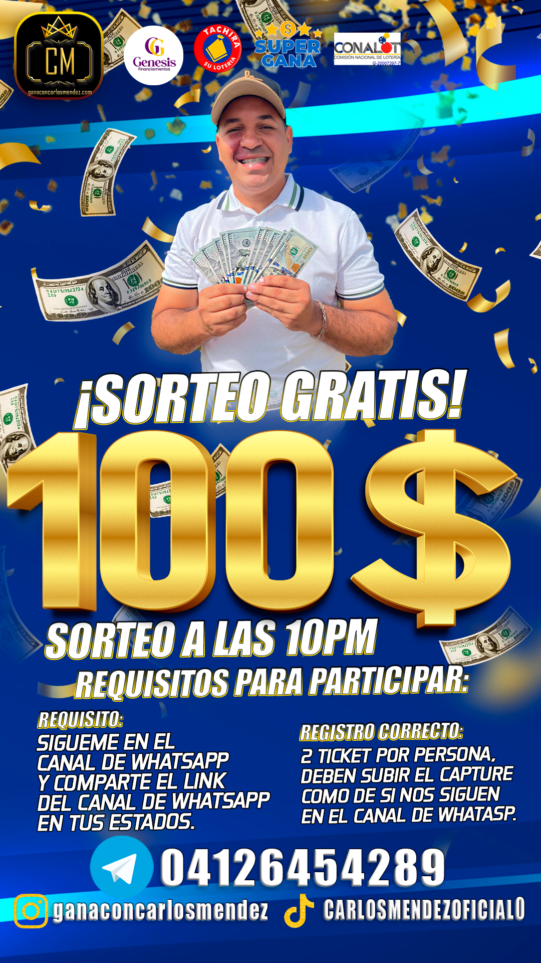 GANATE 100$ TOTALMENTE GRATIS!!!