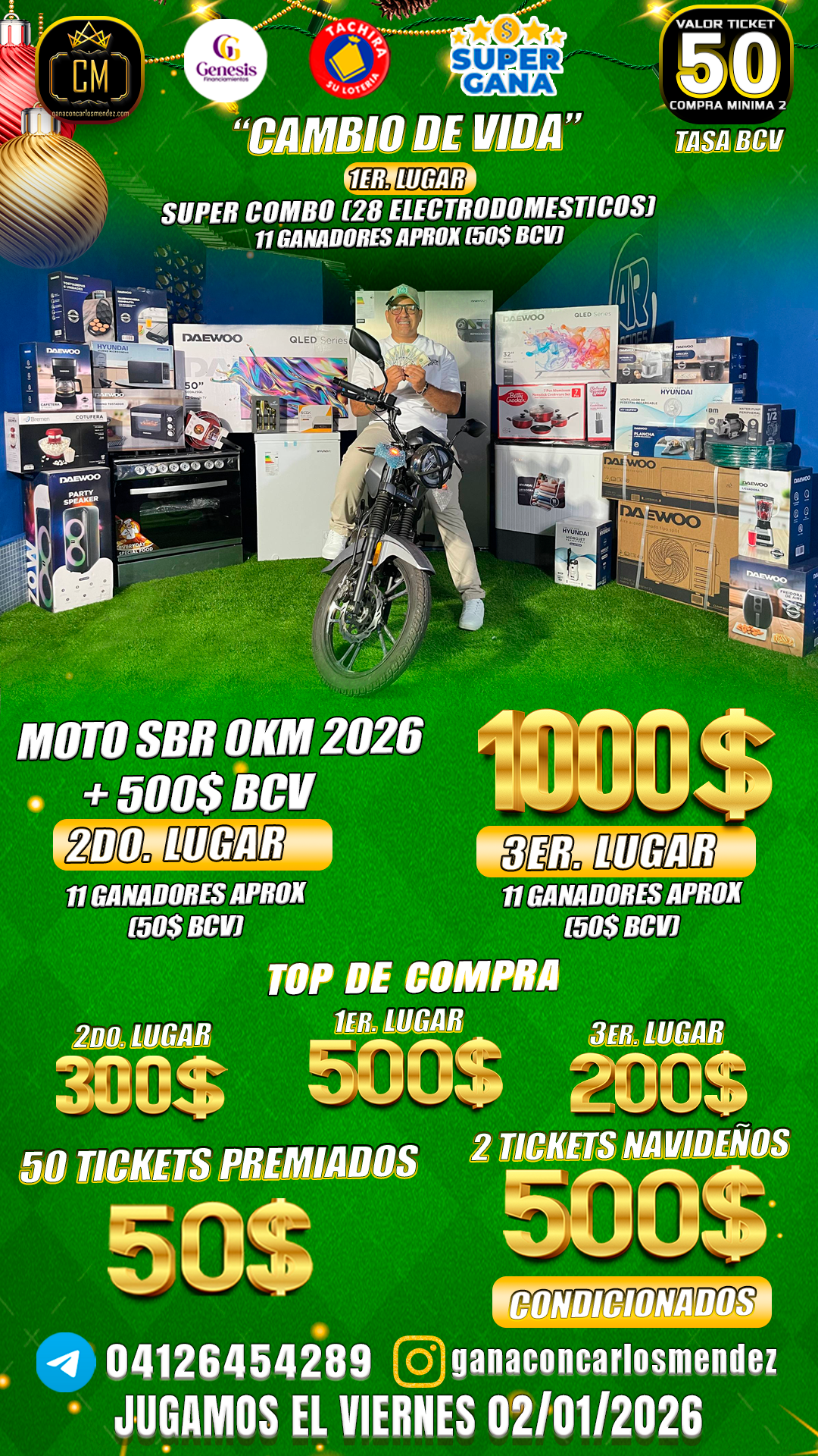 SORTEO "CAMBIO DE VIDA"